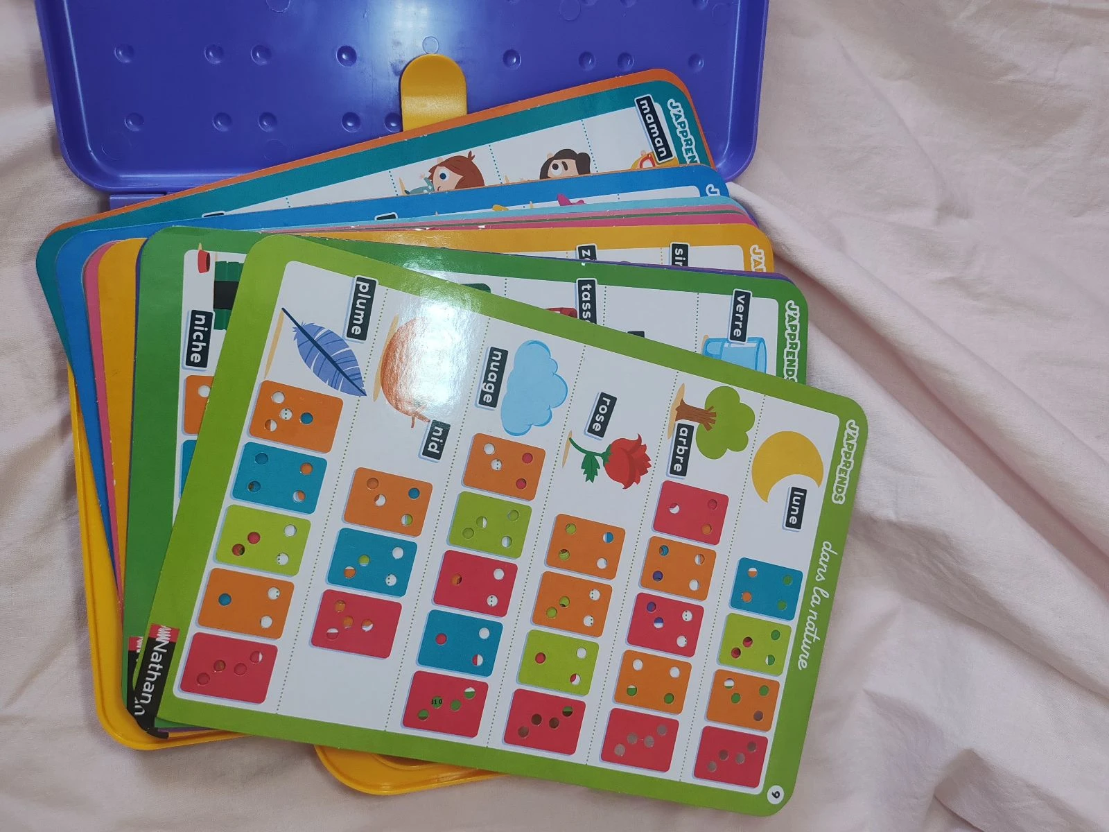 Juego Educativo Nathan "Aprendo a leer" – Maletín Completo con Fichas y Letras – photo 2